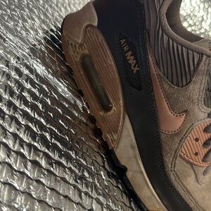 Nike Air Max Brown and Black Sneakers